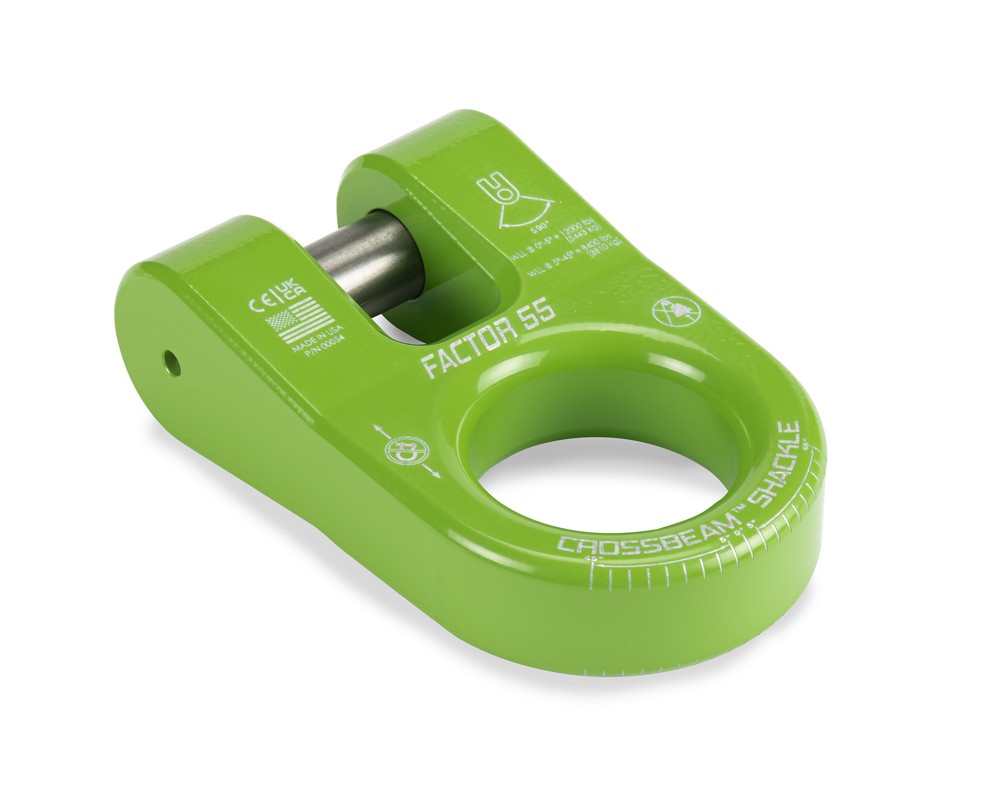 Factor-55 00054-08 Crossbeam Shackle GREEN