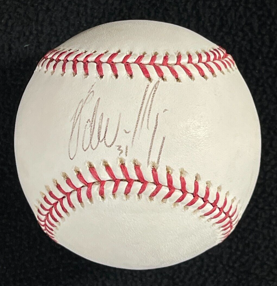 Edwar Ramirez Signed New York Yankees OML Baseball JSA COA