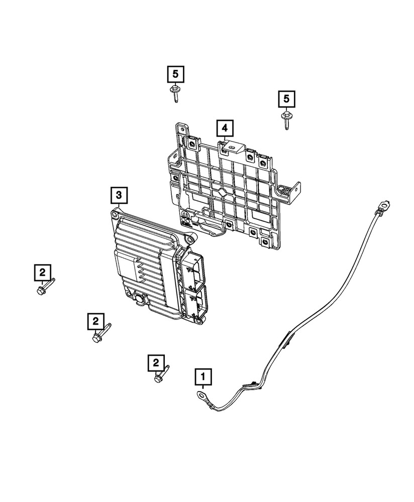 Genuine Mopar Module Bracket 68421641AA