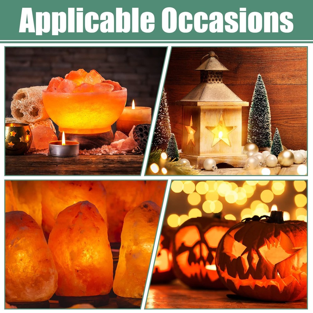 Coume 24 Packs Accessory Cord with LED Light Bulb, 6 Ft Warm White