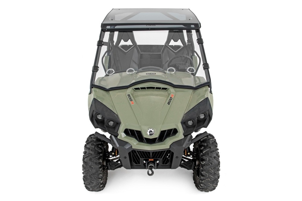 Rough Country Vented Full Windshield Scratch Resistant CanAm Commander Max 1000