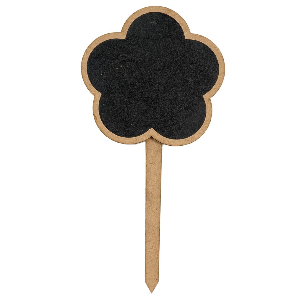 Little Birdie Mini Chalkboard Tabletop Sign 2/Pkg-Flower - 6 Pack