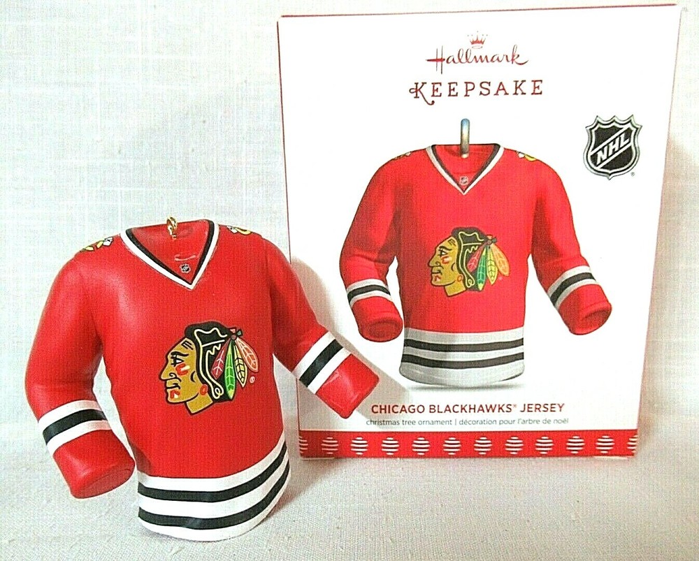 Hallmark 2017 NHL Chicago Blackhawks Jersey Ornament