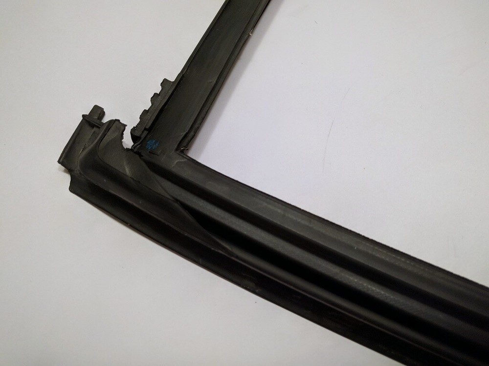 Genuine BMW E32 Window rubber. Driver. Rear 51348111205