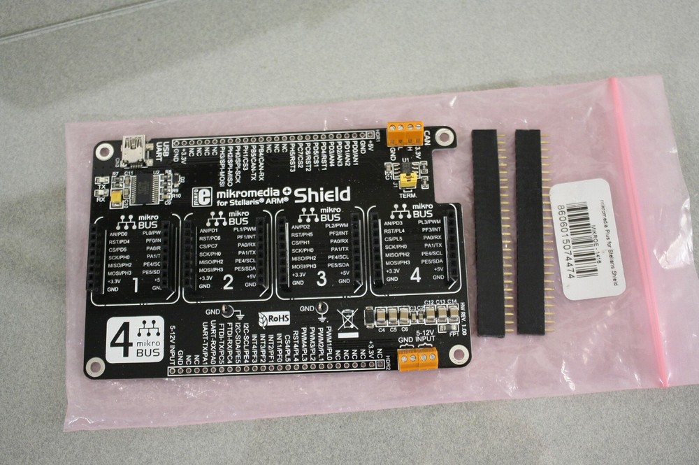 Mikromedia + Shield for Stellaris ARM Board