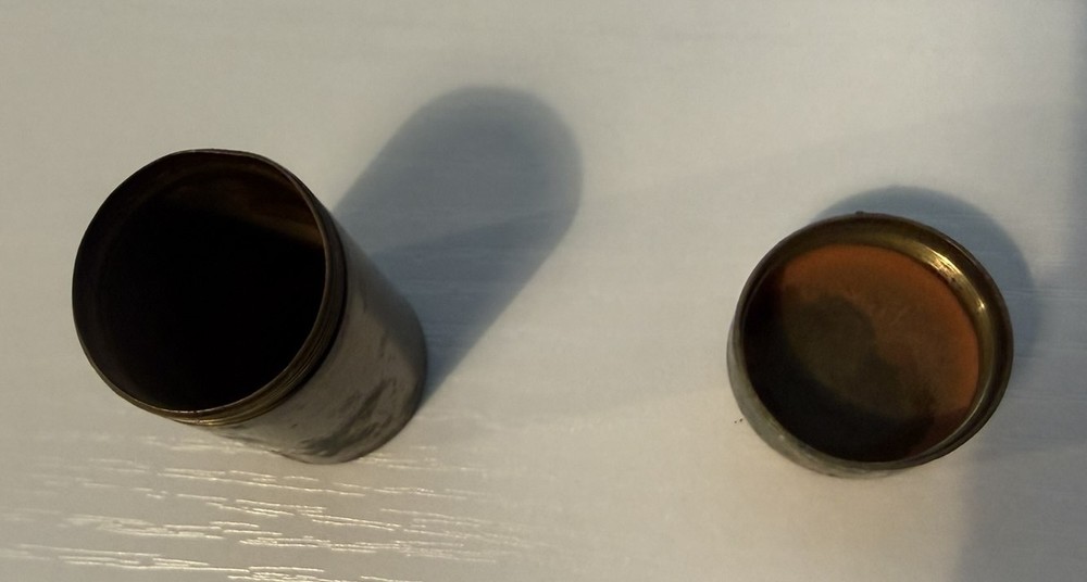 Canister ONLY for E. Leitz Wetzlar No. 3 Microscope Objective