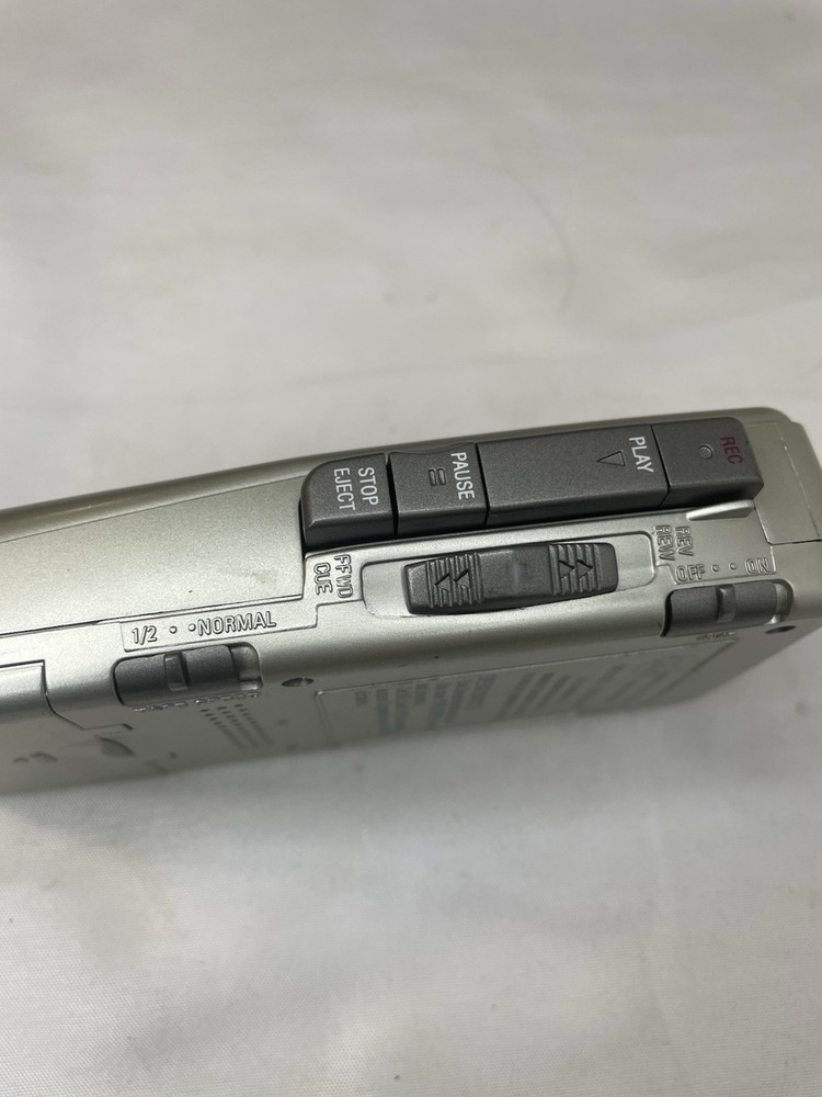 GE 3-5375A AVR Fast Playback Micro Cassette Recorder - TESTED!