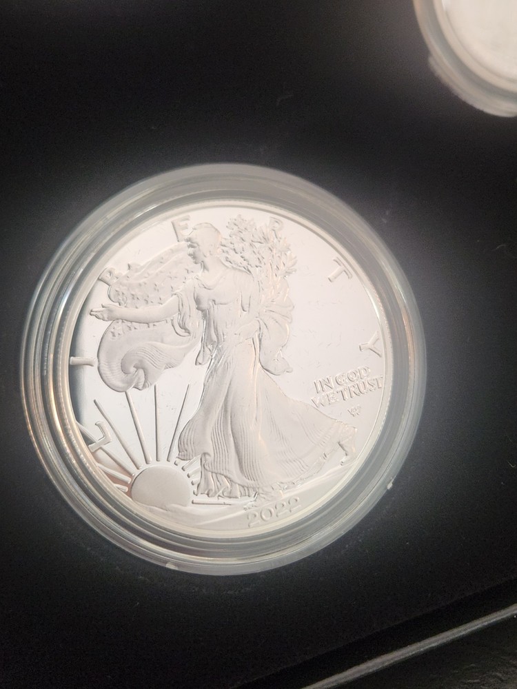 PRISTINE ORIGINAL 2022 PROOF SILVER EAGLE LIMITED EDITION PROOF SET OGP