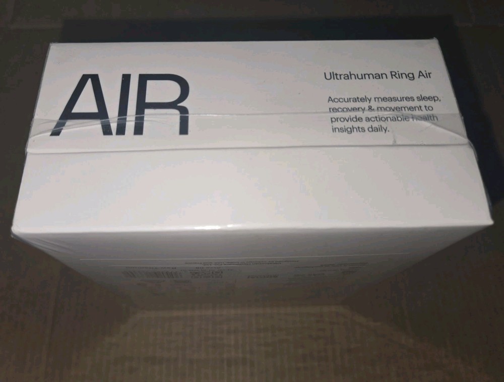 ULTRAHUMAN Ring Air Smart Health Tracker - Raw Titanium - Size 8