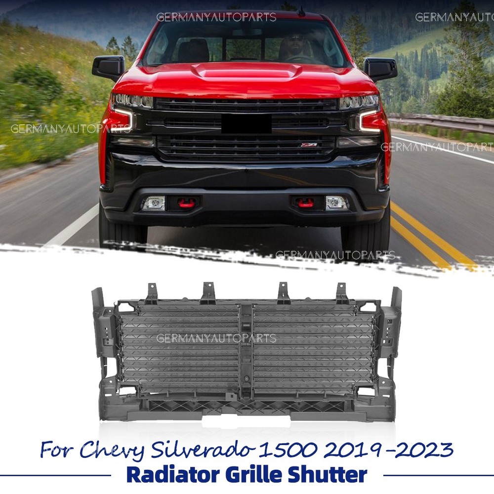 Front Active Radiator Grille Shutter Accessory For Chevy Silverado 1500 2019-23