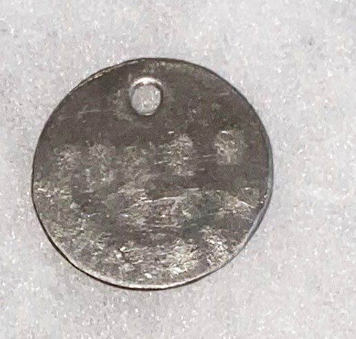 WWI W E McLaughlin Single Dog Tag