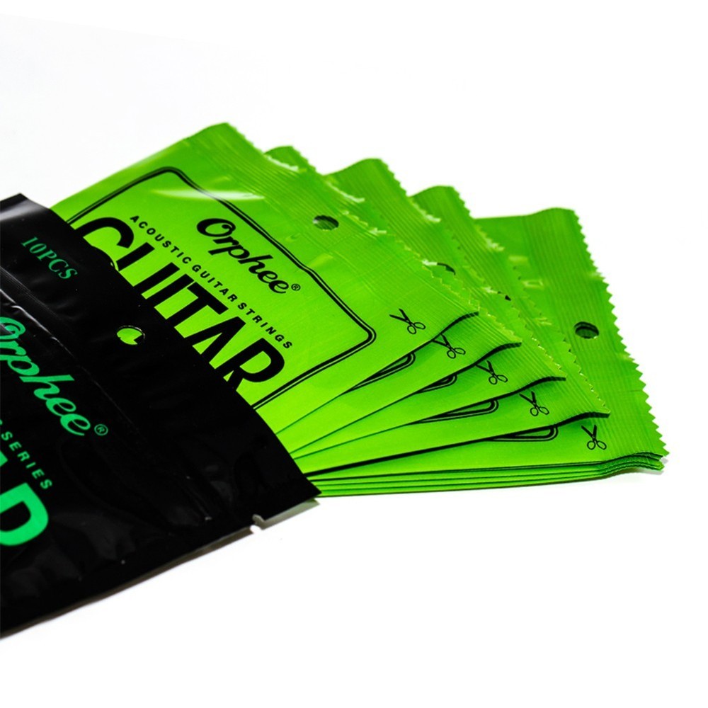 10PCS Orphee Single Strings For Acoustic Guitar 1st E-String(.010) Replacement