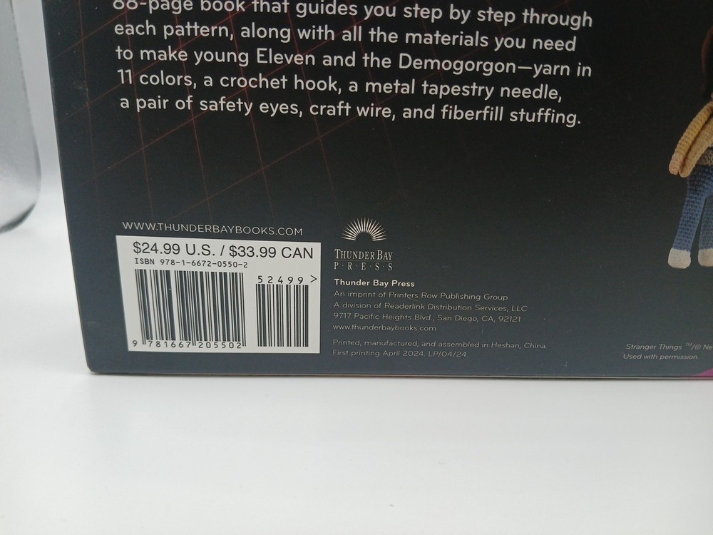 Stranger Things Crochet Kit 12 Patterns Thunder Bay Press New
