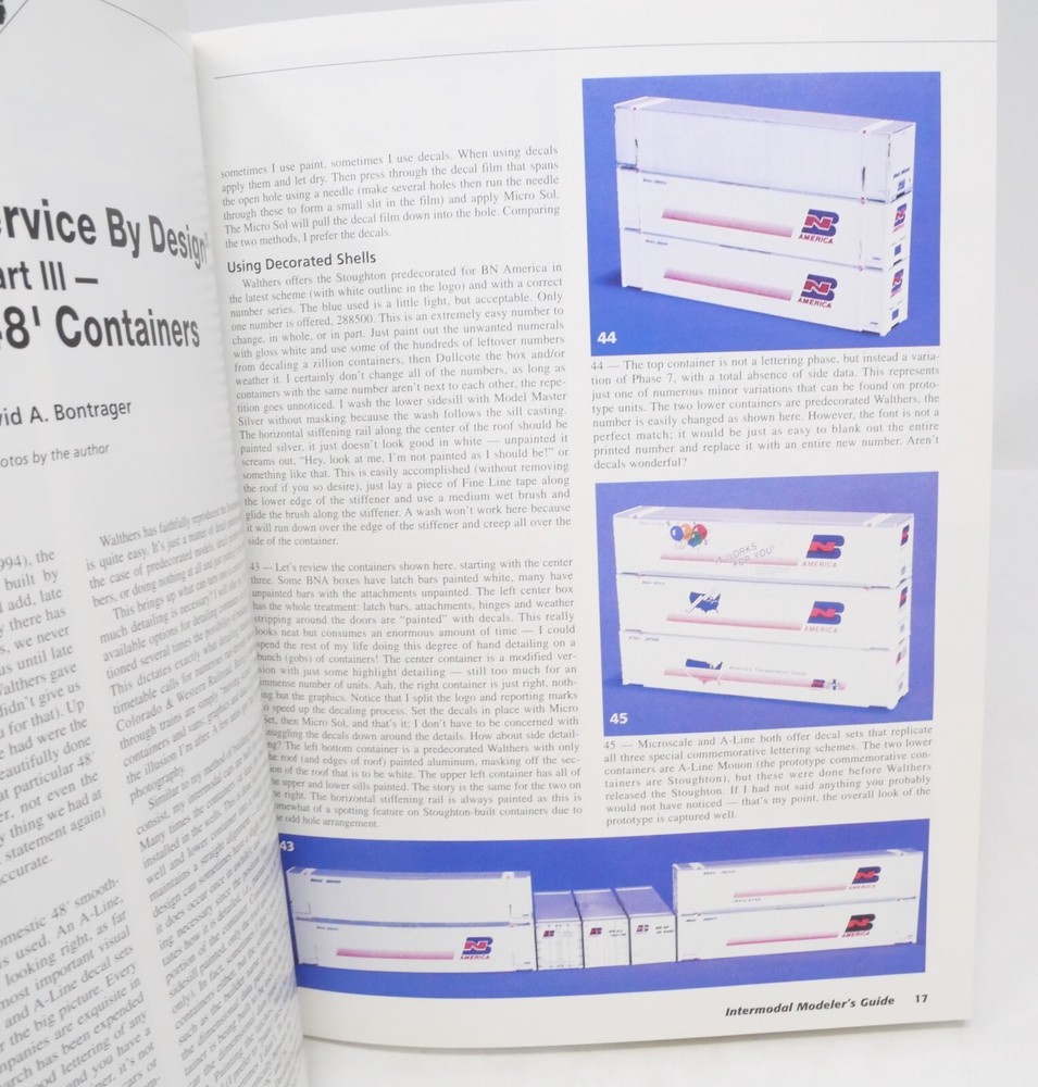 Intermodal Modeler's Guide Volume 1, Prototype Information & Modeling Projects