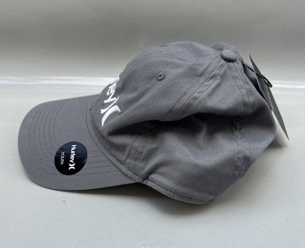 Hurley Cool Gray Boys Adjustable Hat Cap