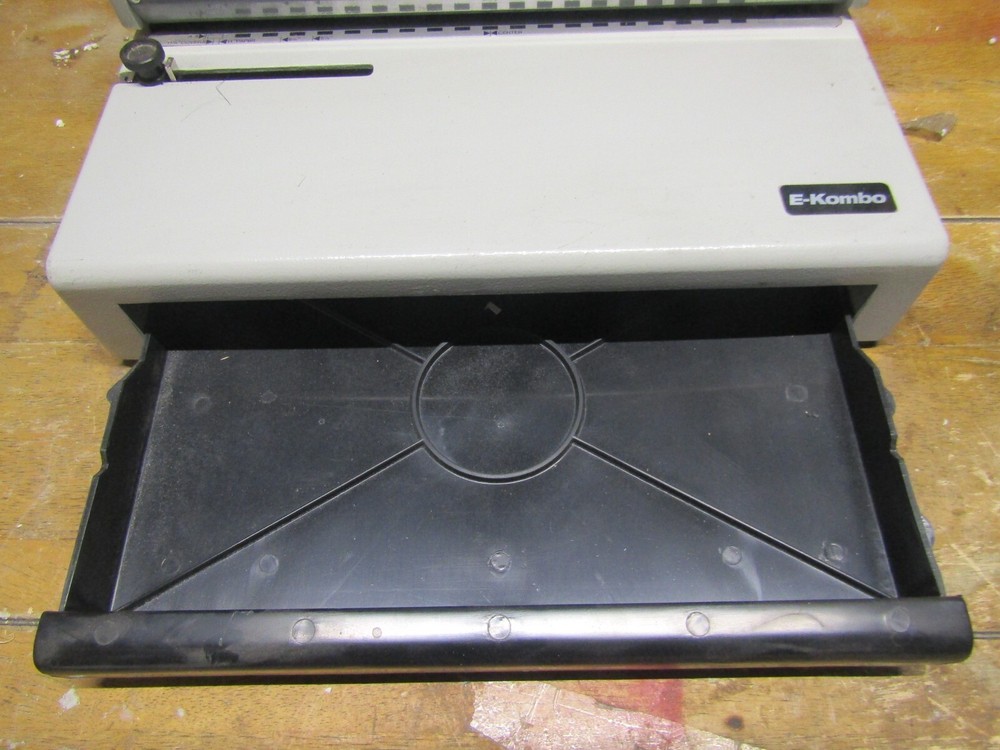 Ibico E-Kombo Electric & Manual Comb Binding Machine MISSING LEVER.