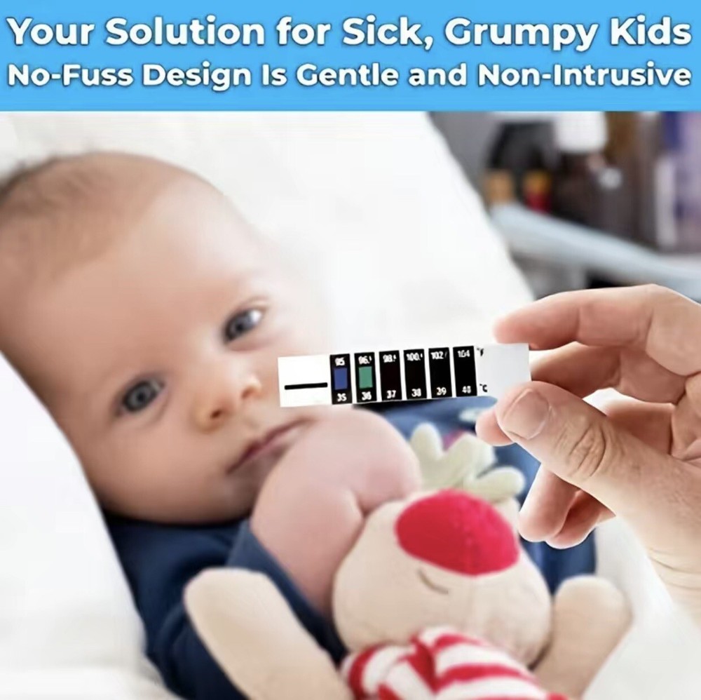 Quick Read Forehead Thermometer Strips