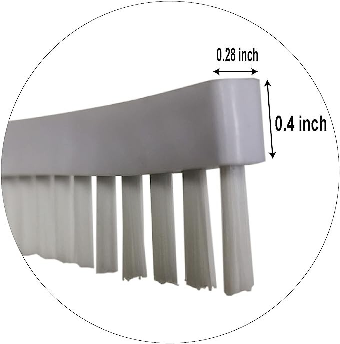 3-Pack Brush Replacement Set For Pool Leaf Vacuum, Leaf Eater, Leaf Gulper