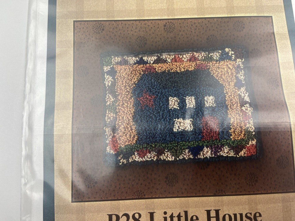 Pine Mountain Designs Little House Punch Needle Pattern With Fabric