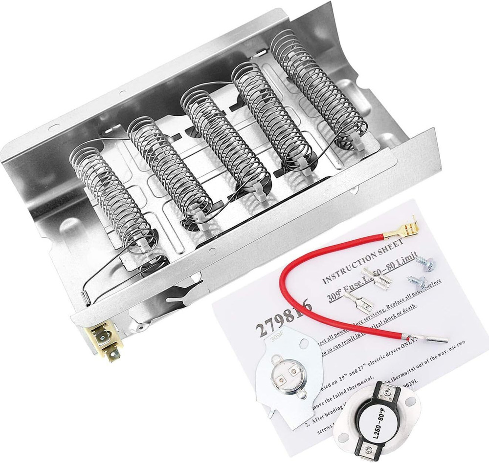 Dryer Heating Element Assembly Replace For Whirlpool 279838 398064 3403585 US