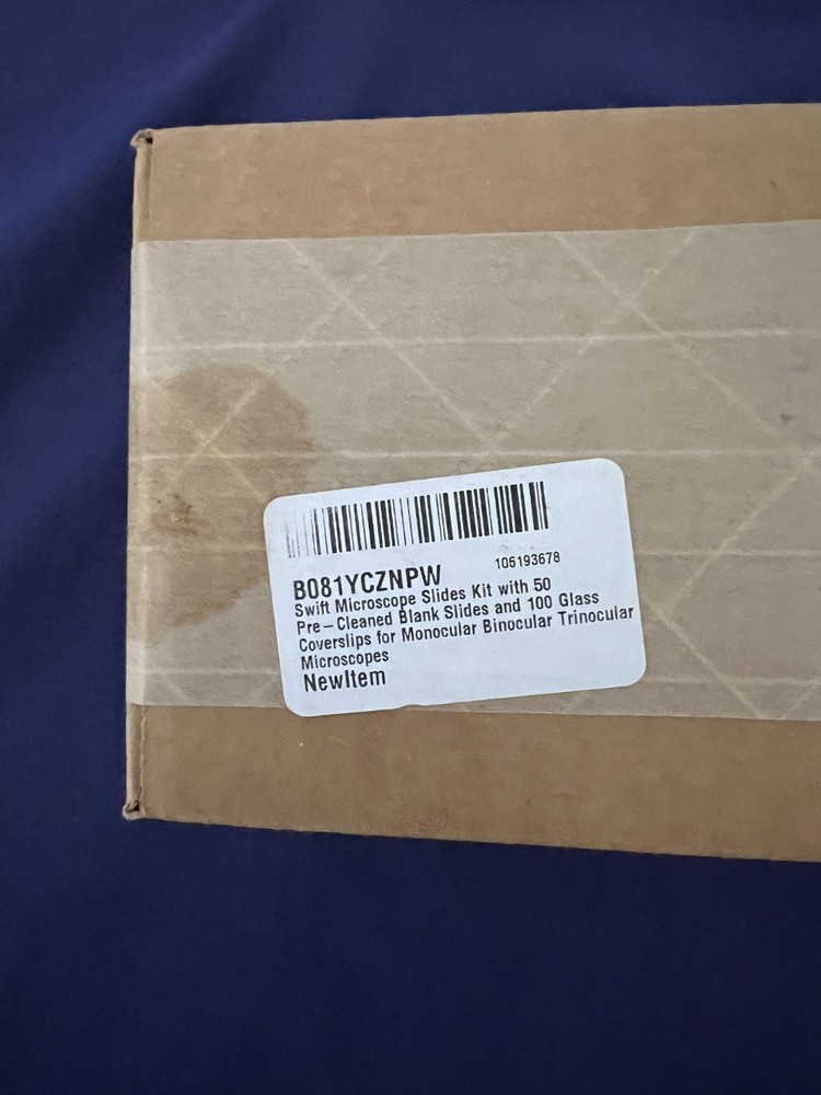 Swift Micrope Slide and Coverslip Kit UNOPENED