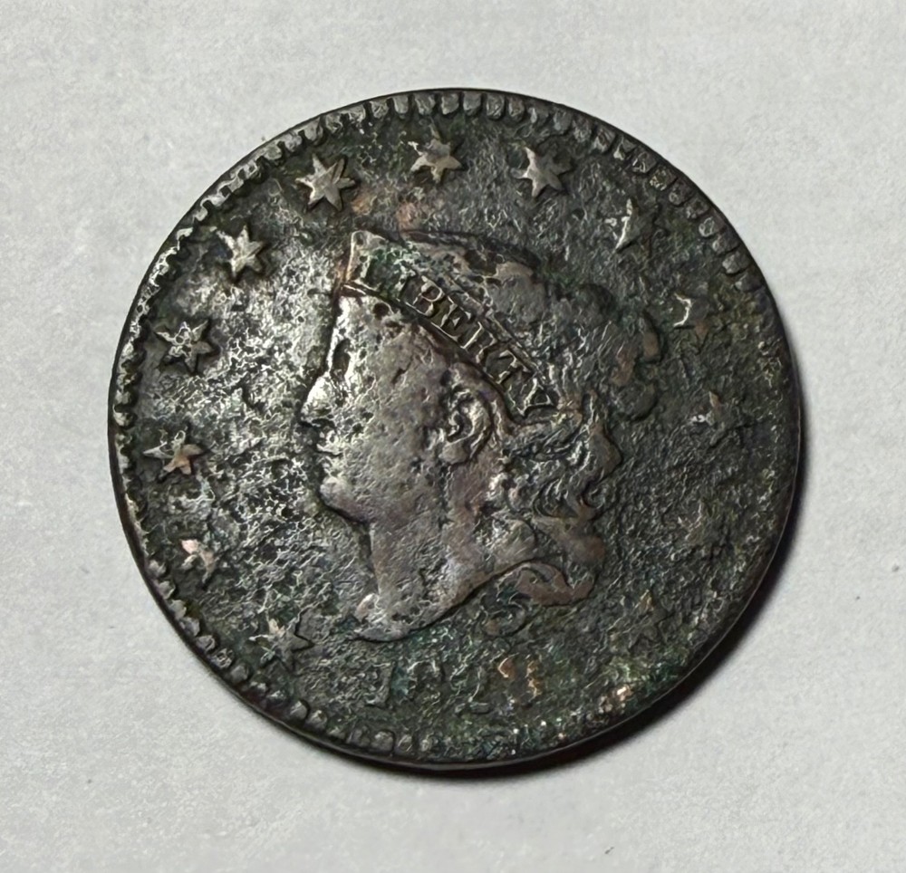 1828 coronet head large cent
