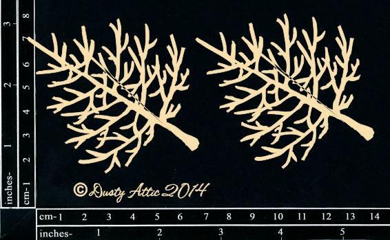 Dusty Attic Chipboard - Mini Bare Tree #3, DA0184 ~ 3x6
