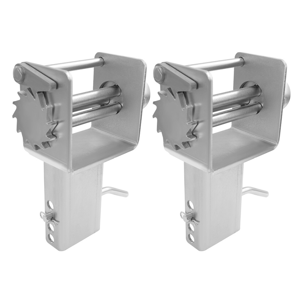 2-Pack Heavy-Duty Trailer Stake Pocket Winch for Safe Cargo Loading