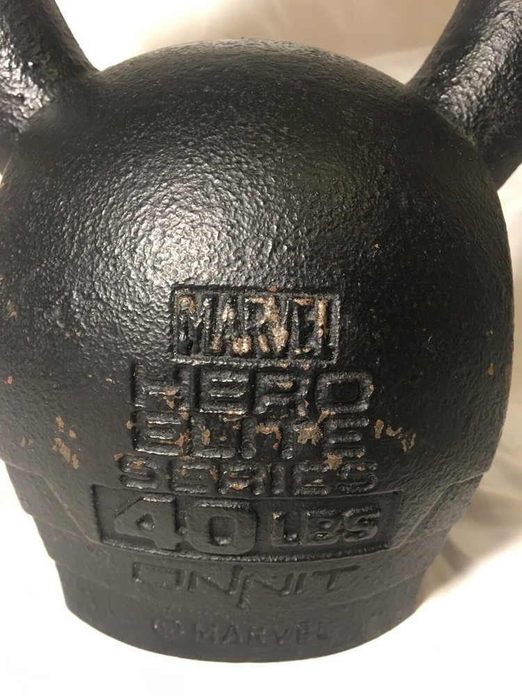 Onnit Officially Licensed Marvel Iron Man Kettlebell w/ original box!