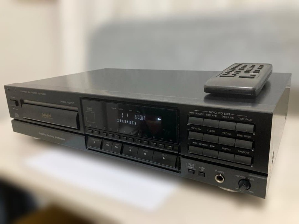 Technics SL-PG460 CD Player MASH with remote control Vintage Audio JDM Tested