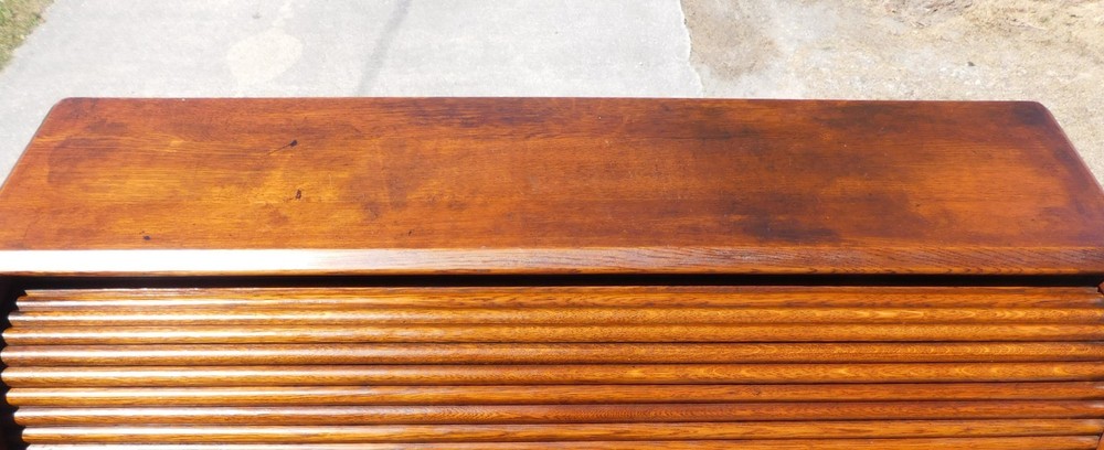 Oak "S" Roll Cylinder Roll Desk circa 1910