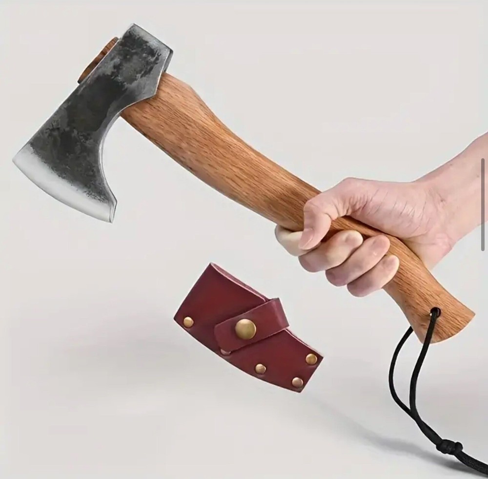 Heavy Duty Thickened Axe/Hatchet, Survival Tool, Chopping, Hammer, Bone Knife