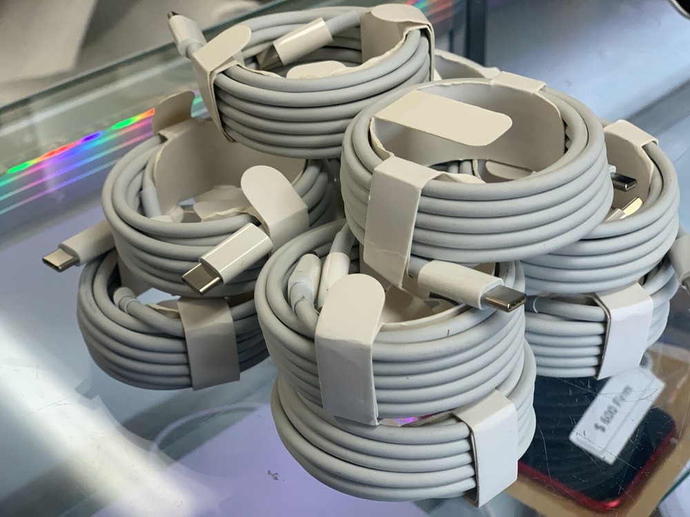 Apple USB-C Charge Cable 2 Meter. New. 10 Per Lot! 10x