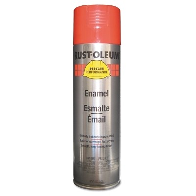 High Performance V2100 System Enamel Aerosol, 15 oz Can, Safety Red, Gloss Pack