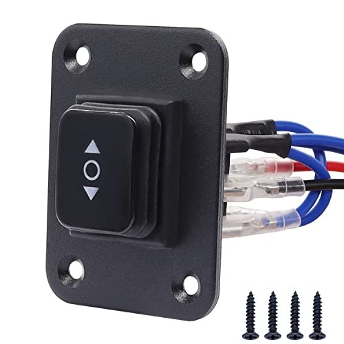 Momentary Waterproof Polarity Reverse Switch 12V DC Waterproof - With Panel