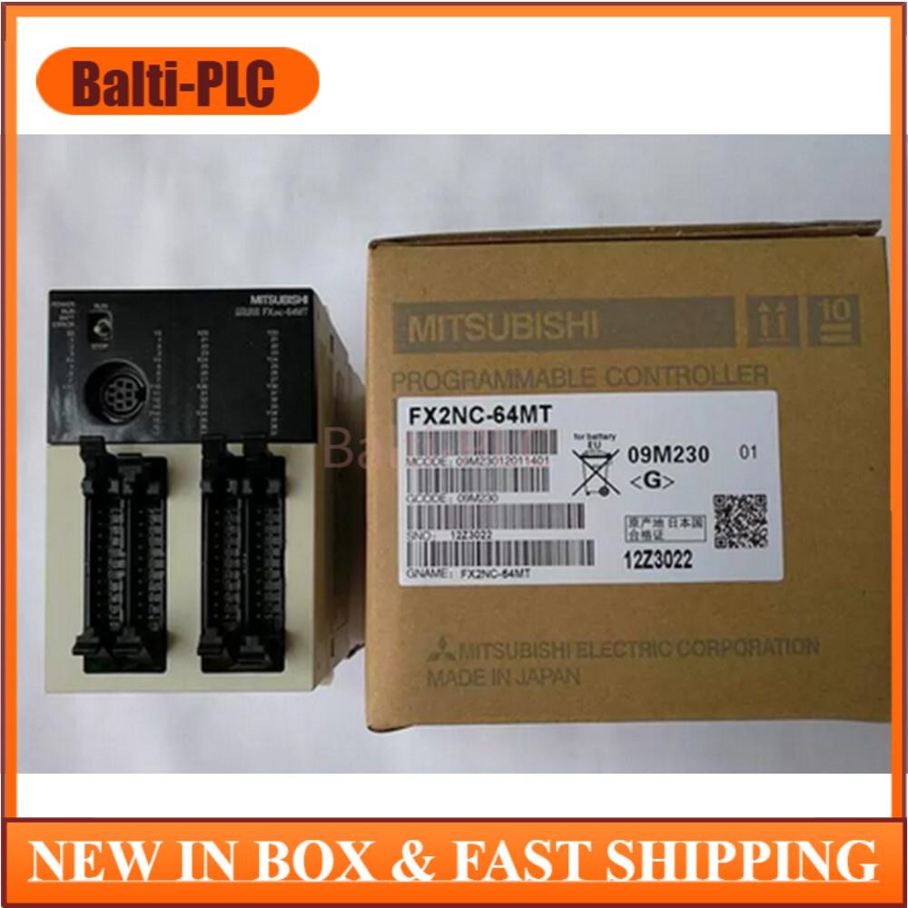 New Mitsubishi FX2NC-64MT PLC Programmable Controller Expedited Shipping One