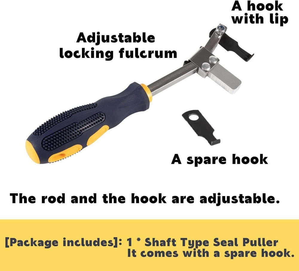 Cam Crank Shaft Seal Puller Auto Engine Remover Hand Tool Removing Pulling 58430