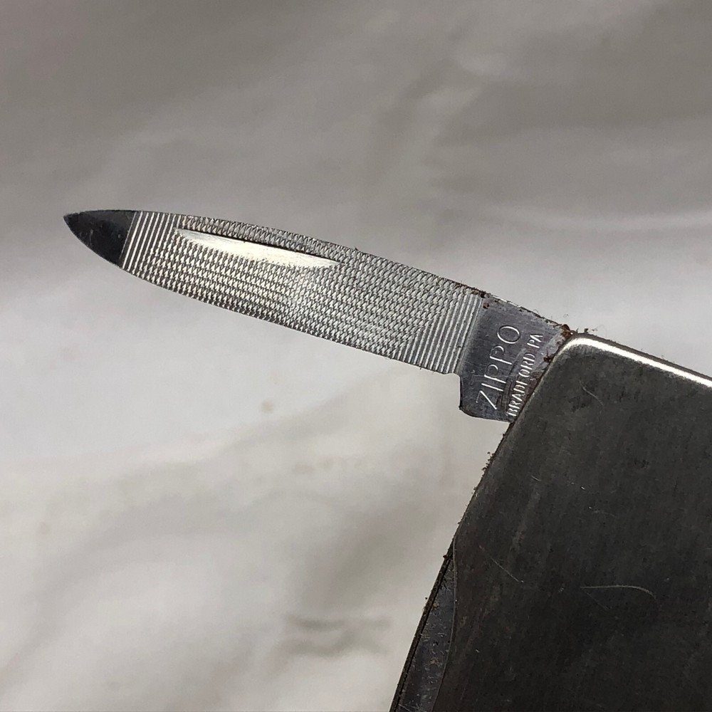 Zippo Pocket Knife Dal Chrome Advertising