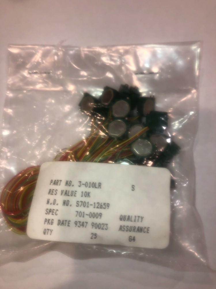 25pcs Multiturn Variable Resistor Trimmer Potentiometer 10 kohms prewired