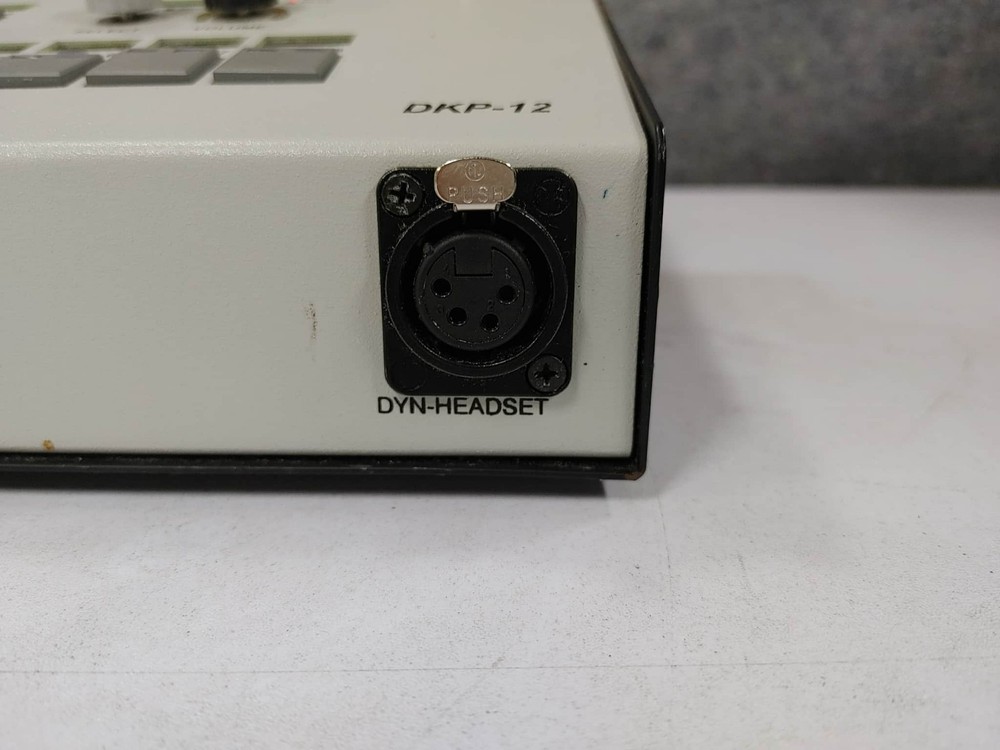 Telex RTS DKP-12P MCP 12-Position Desktop Matrix Key Panel Intercom System