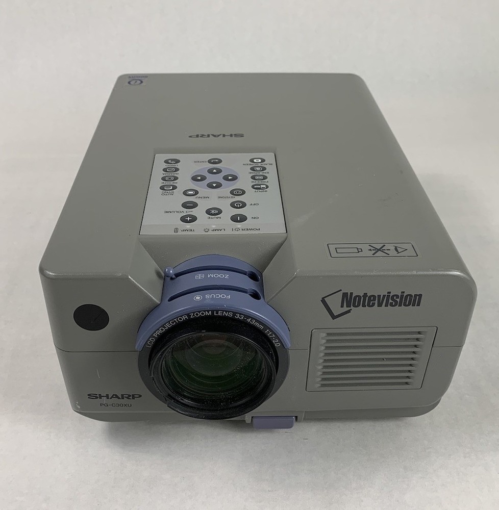 Sharp PG-C30XU LCD Projector 1405 Lamp Hours