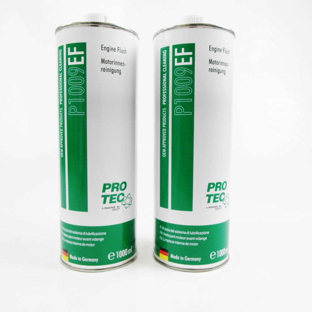 2x PRO TEC EF engine interior cleaner a 1l engine flush P1009 flush oil change