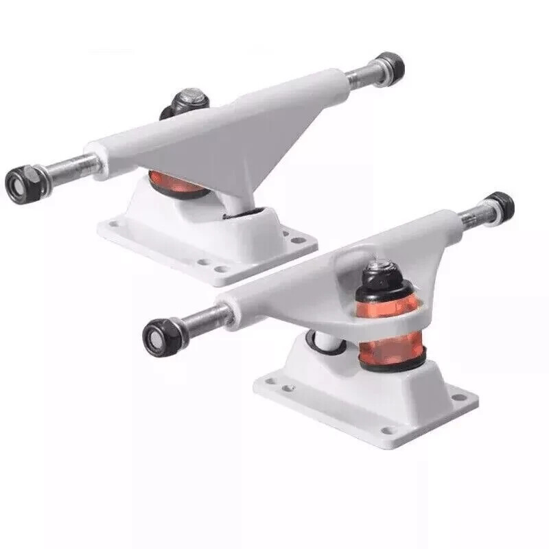 Skateboard Trucks White Set of 2