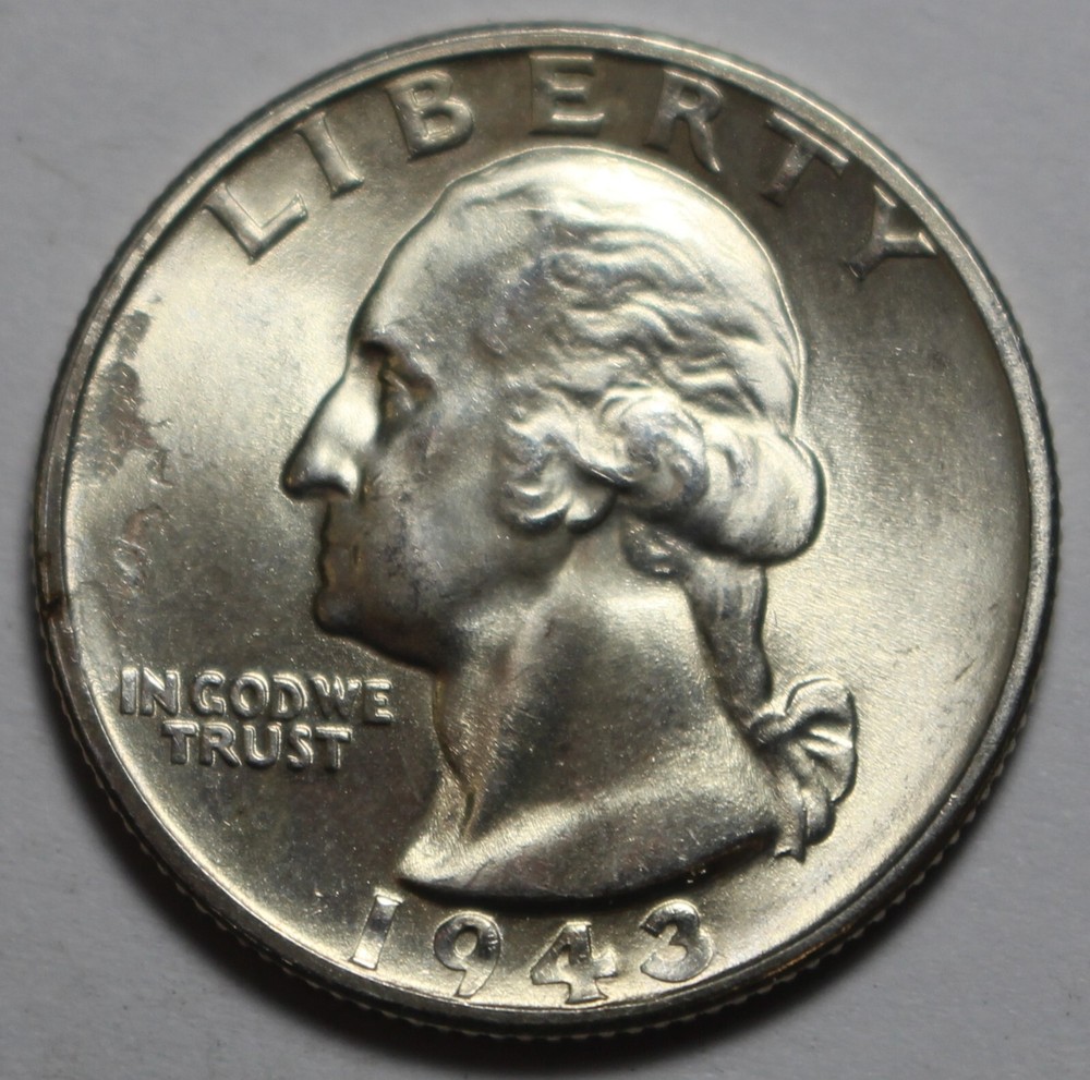 1943 S Washington Quarter M1321