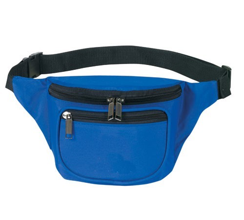 Fantasybag Red 3-Zipper Fanny Pack