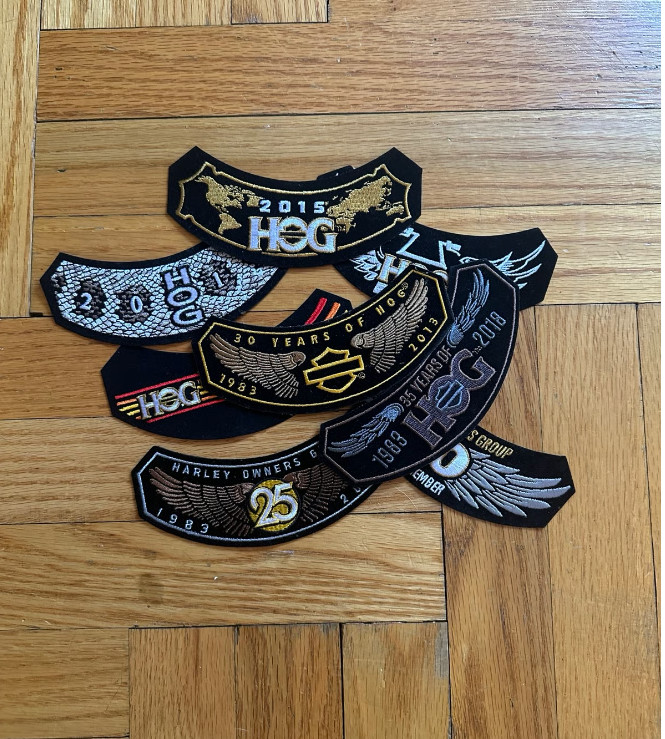 HOG Harley Owners Group Patches