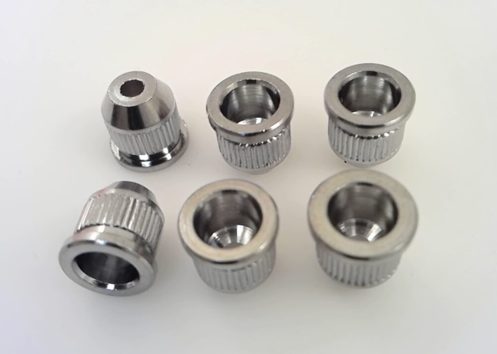 True Custom Shop® Original Chrome Guitar String Ferrules for Fender Telecaster