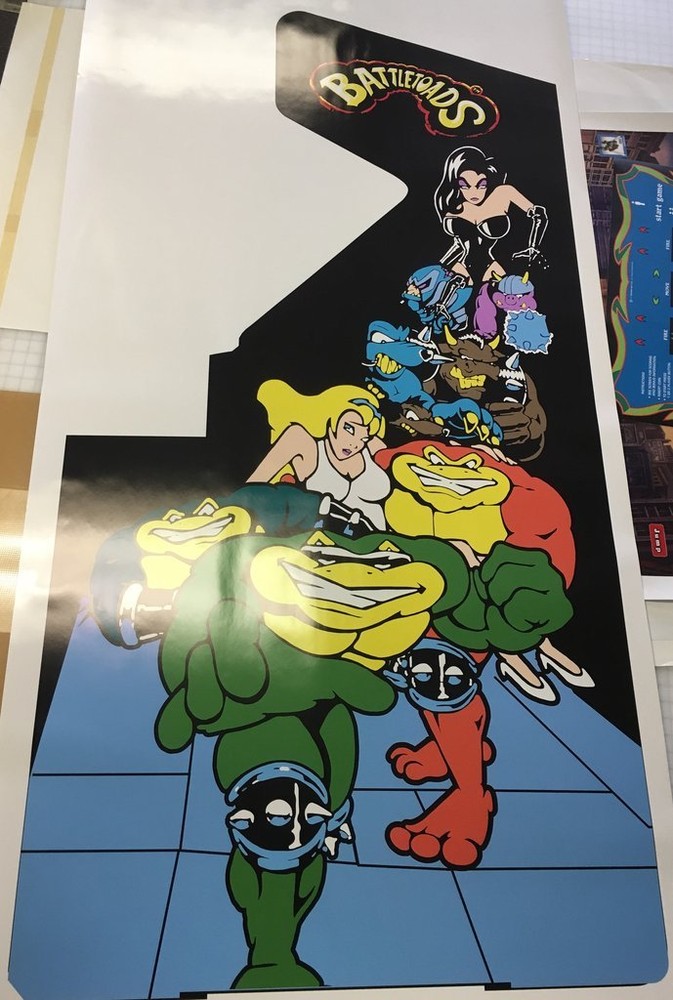 BattleToads Side Art - Arcade Machine Game 3M Premium Film