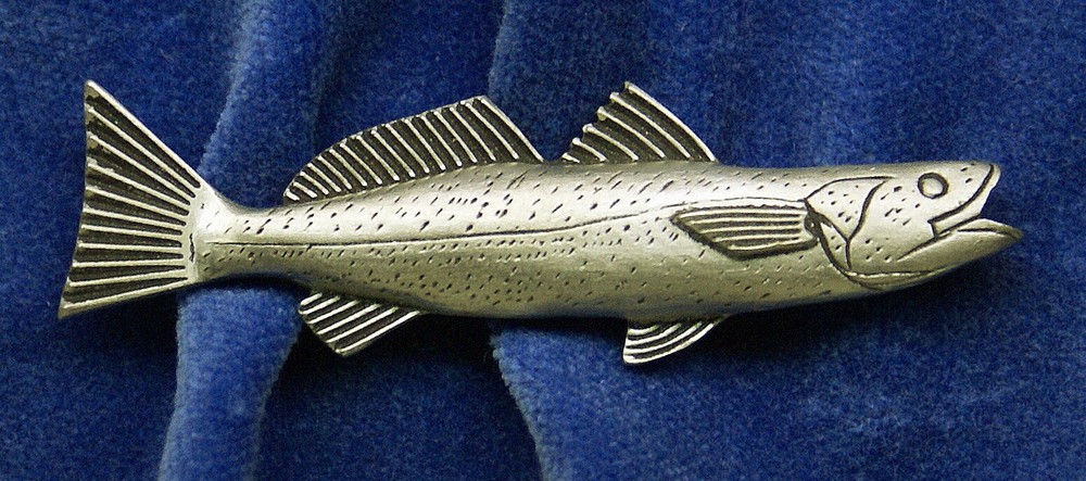 Empire Pewter Weakfish Pewter Fish Pin