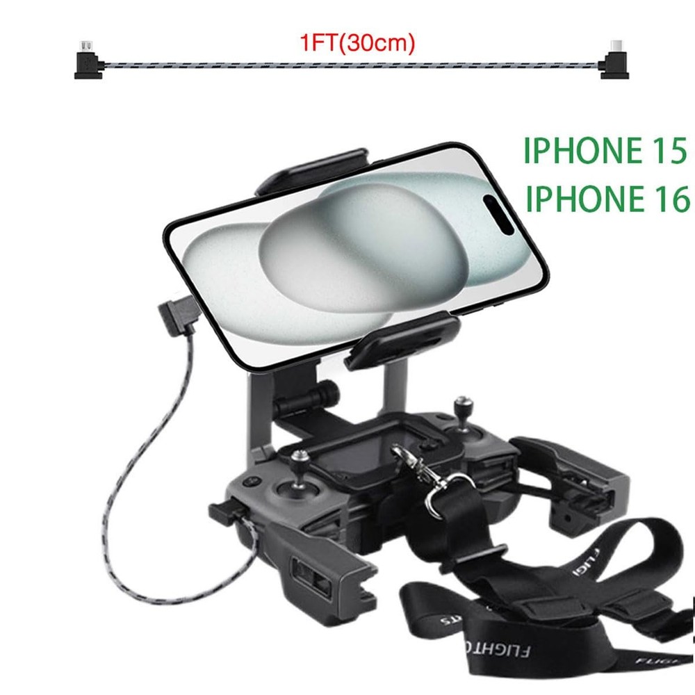 1FT Micro to USB C Remote Controller Cable for DJI Mavic Mini,Mini SE,Mavic...